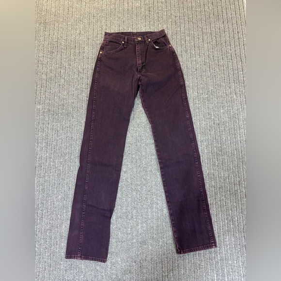Wrangler Denim - Vintage Wrangler Plum Colored Jeans